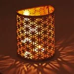 Sfeerlicht Bloem des Levens met spiegel -- 320 g; 16x12x9 cm - Afbeelding 4