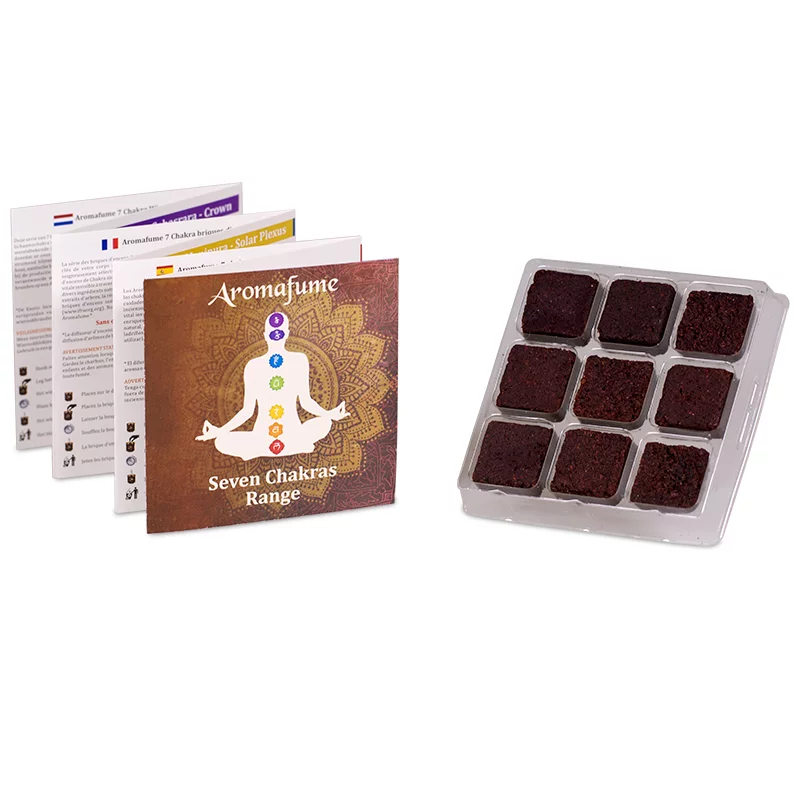 Aromafume Chakra wierookblokjes 4e chakra -- 40g - Afbeelding 2