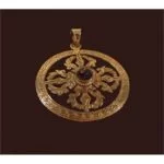 Hanger dubbele dorje lapis lazuli + sterling zilver -- 3 cm - Afbeelding 2