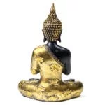 Biddende Boeddha antieke finish Thailand -- 580g;15.5x9x22cm - Afbeelding 2