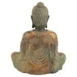 Meditatie Boeddha antieke finish Japan -- 440 g; 19x12x24 cm - Afbeelding 3