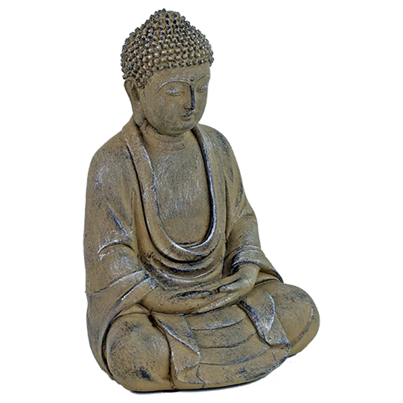Amithaba Boeddhabeeld Japan -- 860 g; 16x13x24 cm - Afbeelding 2