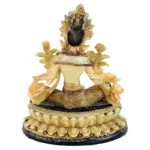 Groene Tara Vrouwelijke Boeddha -- 512 g; 13x9x17 cm - Afbeelding 3
