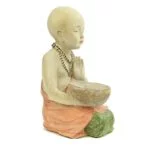 Monnikje met kaarsenhouder -- 1486 g; 22x19x34 cm - Afbeelding 2
