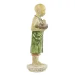 Monnik standbeeld -- 3050 g; 24x22x63 cm - Afbeelding 2