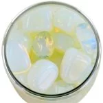 Opaliet trommelstenen -- 300 g; 2-3 cm - Afbeelding 2