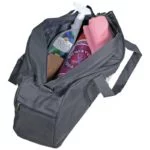 Yogatas grijs met witte lotus -- 70x15x20 cm - Afbeelding 2