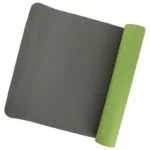 Yogi & Yogini TPE yogamat groen/grijs -- 1000g;63x183x0.5cm - Afbeelding 3