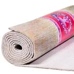 Yogi & Yogini yogamat jute grijs -- 1550 g; 63x185x0.5 cm - Afbeelding 2