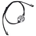 Armbandjes Levensboom zwart set van 3 stuks - Afbeelding 2