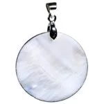 Hanger Spiraal parelmoer -- 3 cm - Afbeelding 2