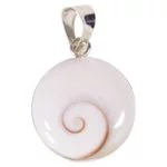 Hanger levensboom en Operculum 925 zilver -- 3.0x1.8 cm - Afbeelding 2