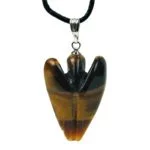 Engelen hanger tijgeroog -- 3 cm - Afbeelding 2
