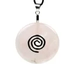 Donut rozenkwarts zonder koord -- 4.0 cm - Afbeelding 2