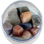 Maansteen trommelsteen -- 100 g; 2-3 cm - Afbeelding 2
