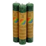 Geurkaars 4e chakra -- 20x3.7 cm - Afbeelding 2