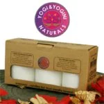 Kaarsen stearine 3 x PURENESS -- 8x5.5 cm - Afbeelding 2