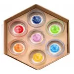 Chakra drinkglazen set Nature Design -- 7x250 ml - Afbeelding 2