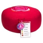 Meditatiekussen 1e chakra Muladhara geborduurd -- 33x17 cm - Afbeelding 3