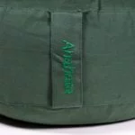 Meditatiekussen 4e chakra Anahata geborduurd -- 33x17 cm - Afbeelding 2