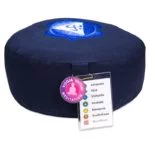 Meditatiekussen 6e chakra Ajña geborduurd -- 33x17 cm - Afbeelding 3