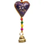 Decoratieve slinger hartjes kunststof -- 90 cm - Afbeelding 3