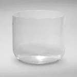 Kristallen klankschaal helder C#-toon -- 20 cm