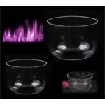 Kristallen klankschaal helder C-toon -- 20 cm - Afbeelding 2