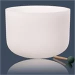 Kristallen klankschaal D-toon + tas 432 Hz -- 25 cm - Afbeelding 3