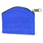 Tasjes ruwe zijde assorti kleuren met rits -- 7x5 cm - Afbeelding 2