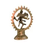 Shiva Nataraj messing 2-kleurig -- 80 g; 10 cm - Afbeelding 2