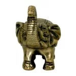Minibeeldje olifant messing -- 185 g; 7x7.5 cm - Afbeelding 3