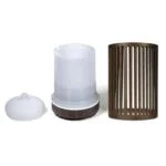 Ultrasone aroma diffuser ZaZen bruin -- 200 ml; 250 g - Afbeelding 2