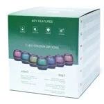 Ultrasone aroma diffuser Gaia bruin -- 400ml; 480g - Afbeelding 3