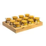 Votief kaars bijenwas -- 4.5x4 cm - Afbeelding 2