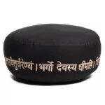 Meditatiekussen gayatri mantra bio katoen -- 33x17 cm