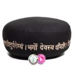Meditatiekussen gayatri mantra bio katoen -- 33x17 cm - Afbeelding 2