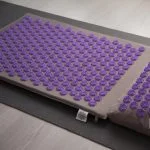 Acupressuur - Shakti Mat - Grijs Met Paarse Spikes (Ying Yang) - Afbeelding 3