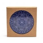 Mandala onderzetters donkerblauw set van 6 - Afbeelding 2