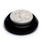 Ohm geursteen zwart -- 7 cm