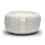 Meditatiekussen bloem des levens bio katoen - 33 cm x 17 cm - Afbeelding 2