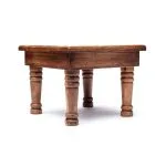 Houten bijzettafel levensboom -  30 cm x 30 cm x 23 cm - Afbeelding 4