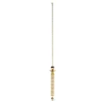 Pendel messing verguld Bloem des Levens - 10.5 cm - Afbeelding 3