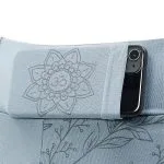 Yoga legging Serenity lichtblauw biologisch M-L - Afbeelding 2
