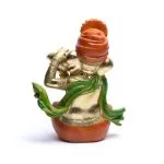 Beeld Ganesha met rituele schelp -  25 cm x 20 cm x 13 cm - Afbeelding 2