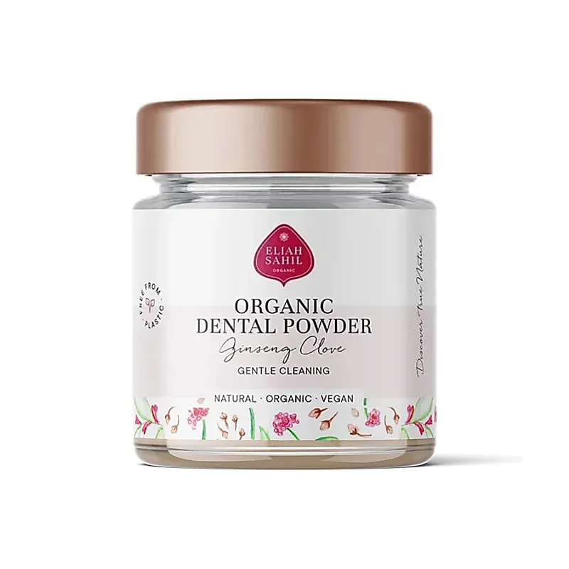 13093 Tandpasta poeder Ginseng BIO Eliah Sahil - Afbeelding 1