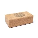 Yoga prop steunblok kurk bloem des levens mandala - 23 cm x 12 cm x 7.5 cm - Afbeelding 2