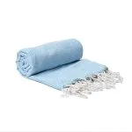 Hamamdoek, ruit, grijs-blauw