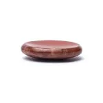 Rode Jaspis Zorgsteen - Red Jasper - Knuffelsteen - Duimsteen - ±2.5 cm x 4.5  cm - Afbeelding 2