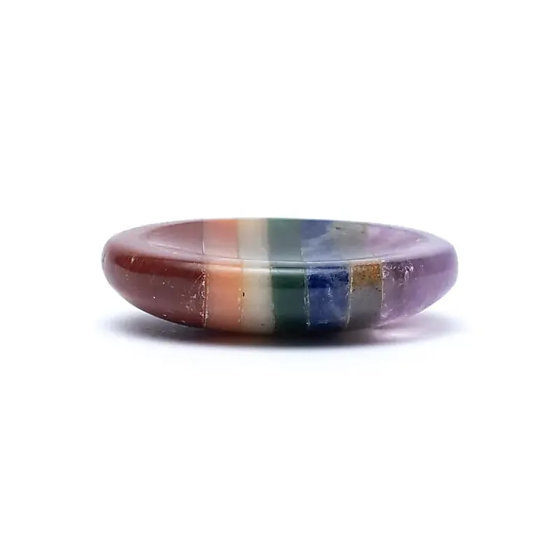 Zorgenstenen 7 chakra's -  ±2.5 x 4.5 cm - Afbeelding 2